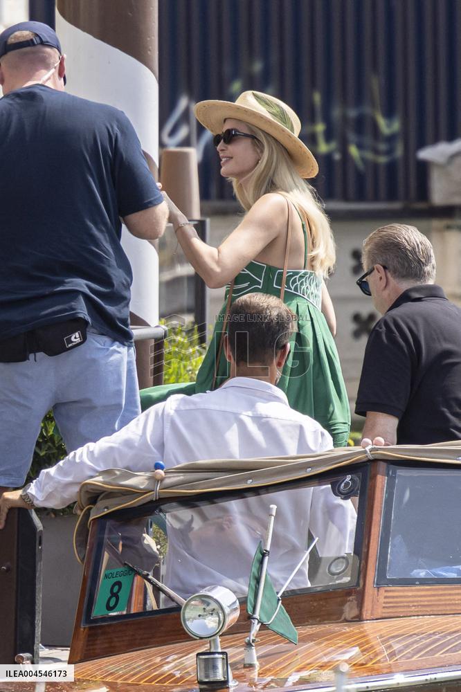 Ivanka Trump And Family Arrive At Their Hotel - Venice