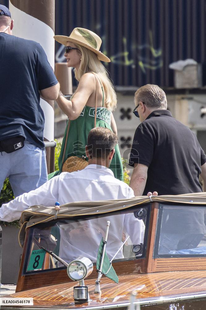 Ivanka Trump And Family Arrive At Their Hotel - Venice
