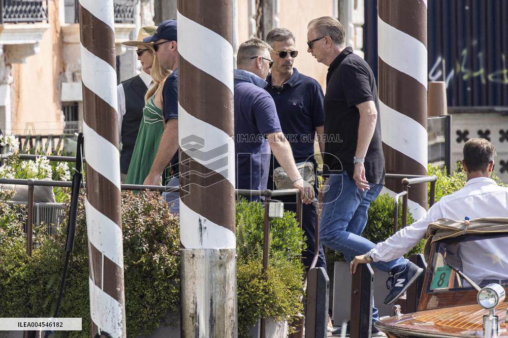 Ivanka Trump And Family Arrive At Their Hotel - Venice