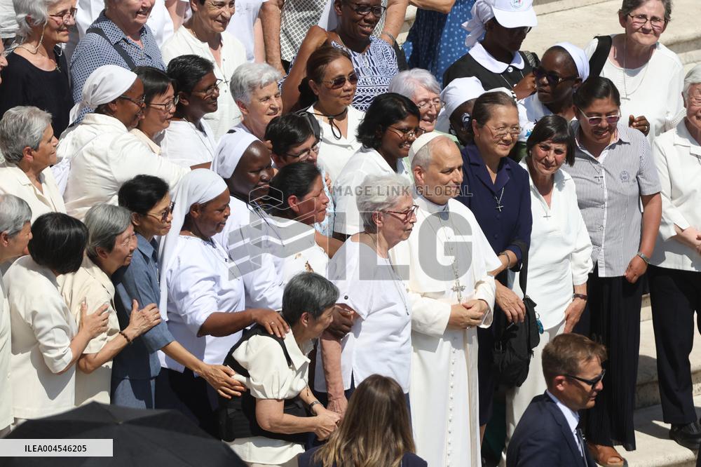 Pope Leo XIV Presides Over the Audience on Wednesday - Vatican