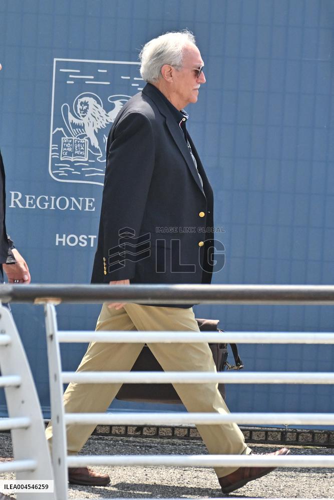 Ted Jorgensen, Jeff Bezos Father At Venice Airport - Italy