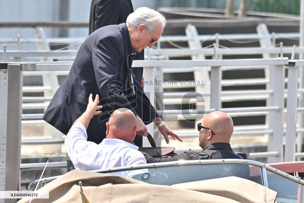 Ted Jorgensen, Jeff Bezos Father At Venice Airport - Italy