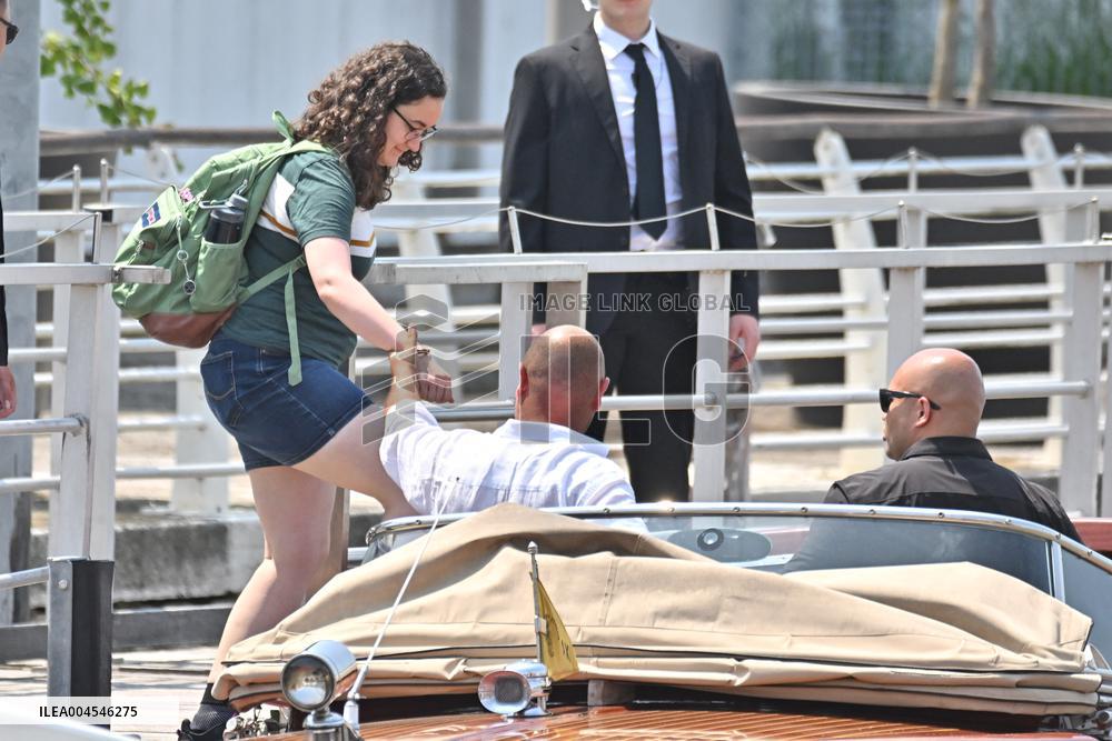 Ted Jorgensen, Jeff Bezos Father At Venice Airport - Italy