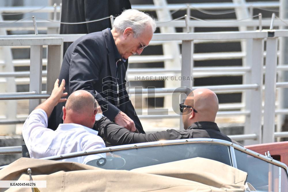 Ted Jorgensen, Jeff Bezos Father At Venice Airport - Italy
