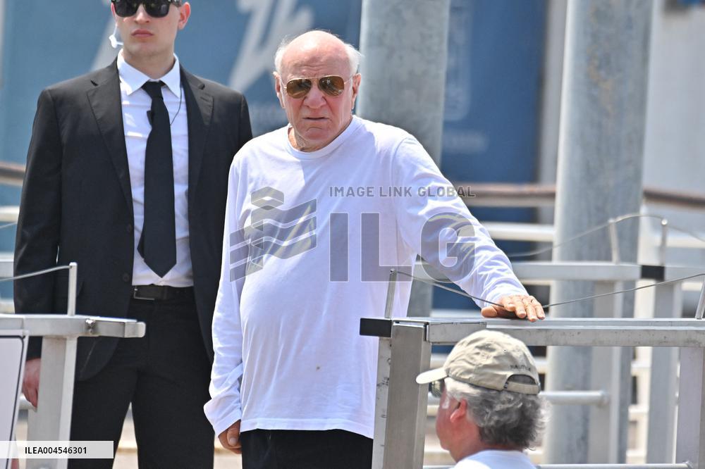 Barry Diller (Barry Charles Diller) President and Dean, IAC/InterActiveCorp Guest At Venice Airport