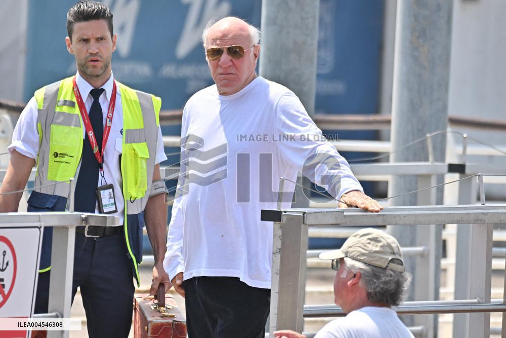 Barry Diller (Barry Charles Diller) President and Dean, IAC/InterActiveCorp Guest At Venice Airport
