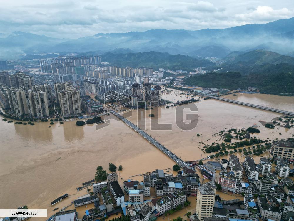 Flood Hit Rongjiang