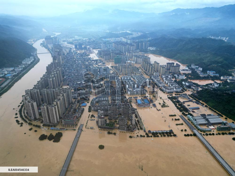Flood Hit Rongjiang