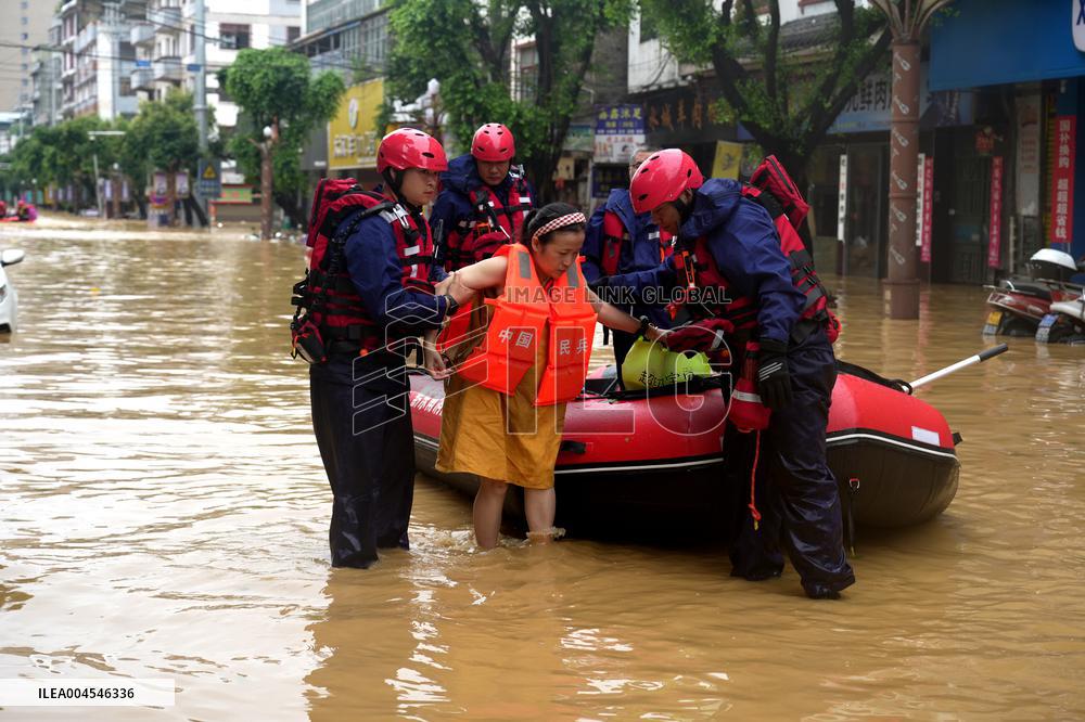 Flood Hit Rongjiang