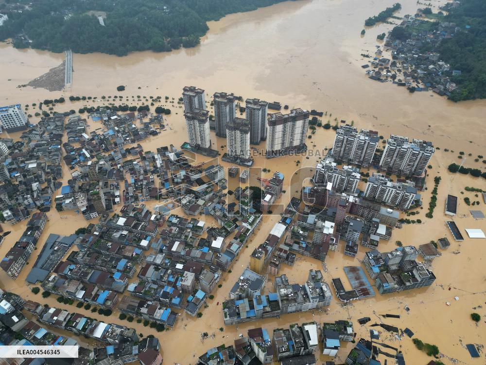 Flood Hit Rongjiang