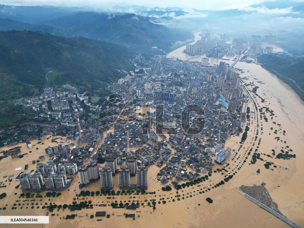 Flood Hit Rongjiang