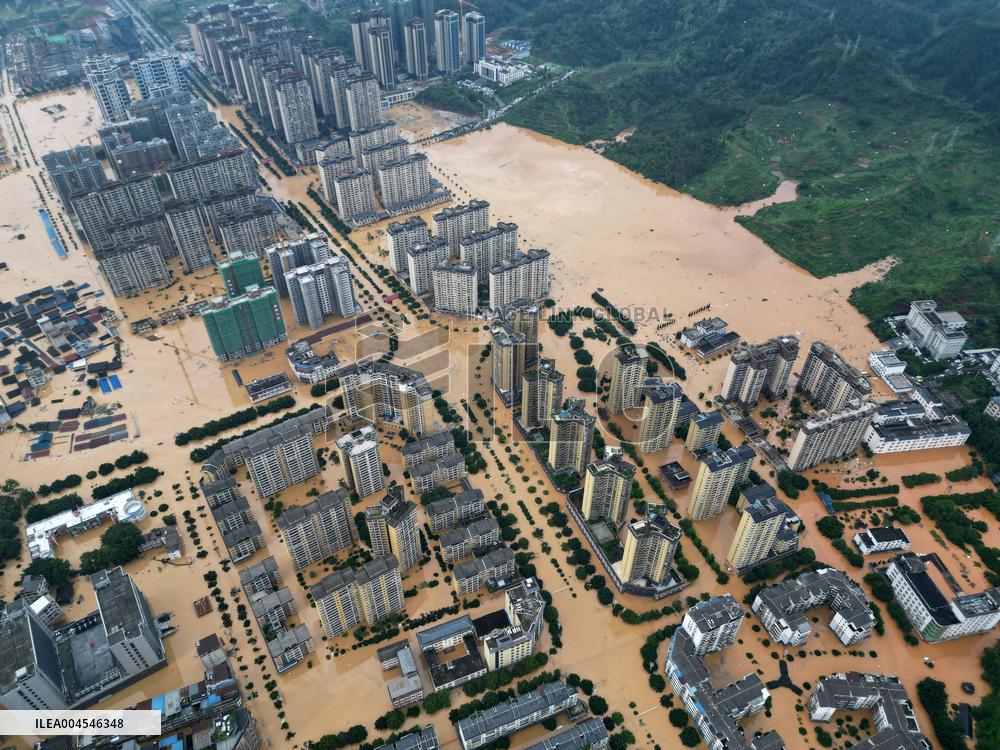 Flood Hit Rongjiang