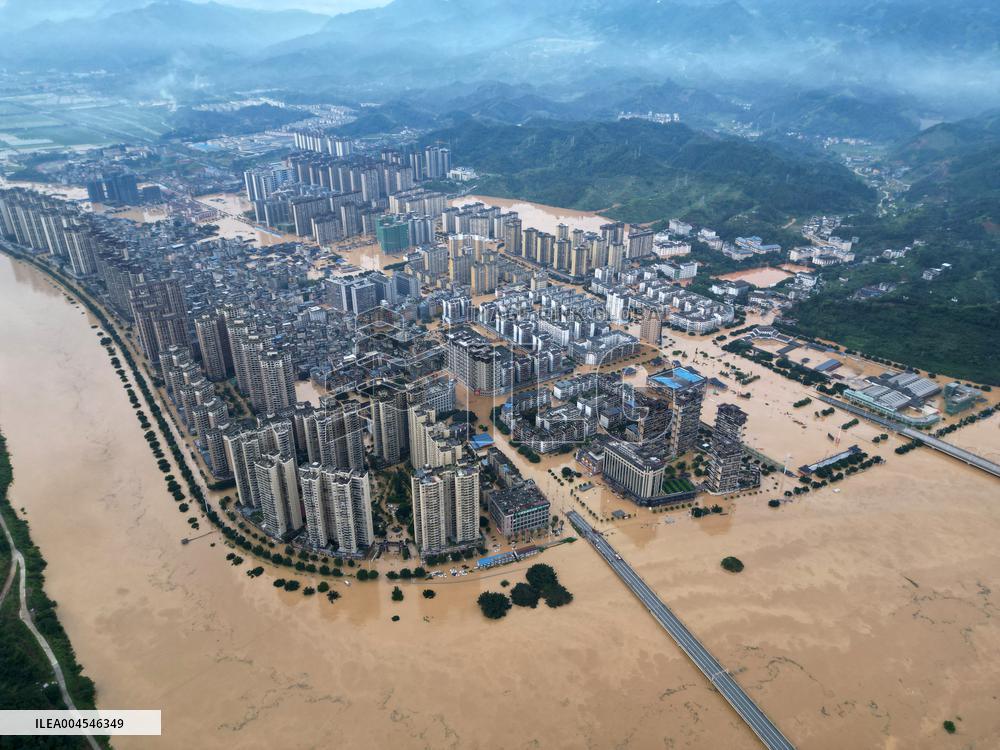 Flood Hit Rongjiang