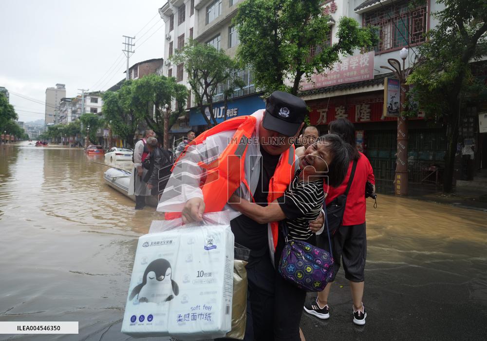 Flood Hit Rongjiang