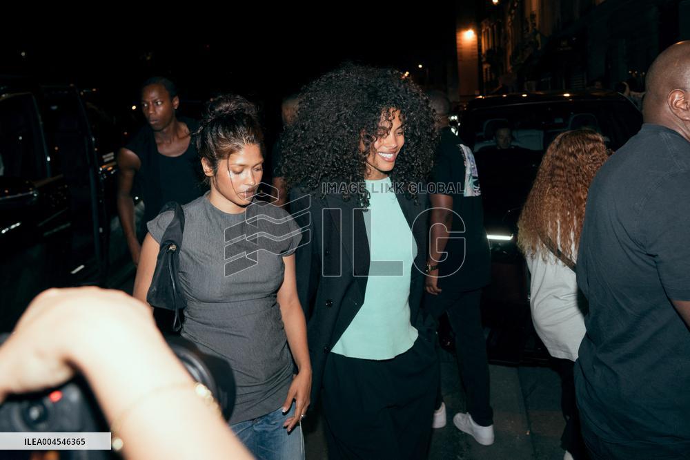 Tina Kunakey At Louis Vuitton After Party - Paris