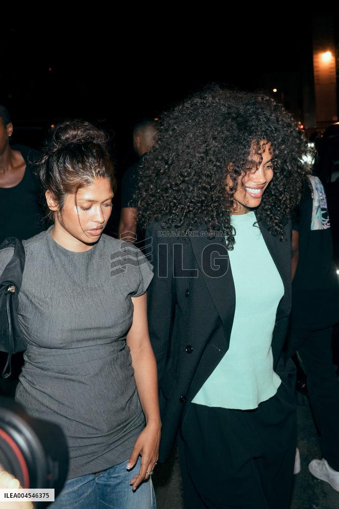 Tina Kunakey At Louis Vuitton After Party - Paris