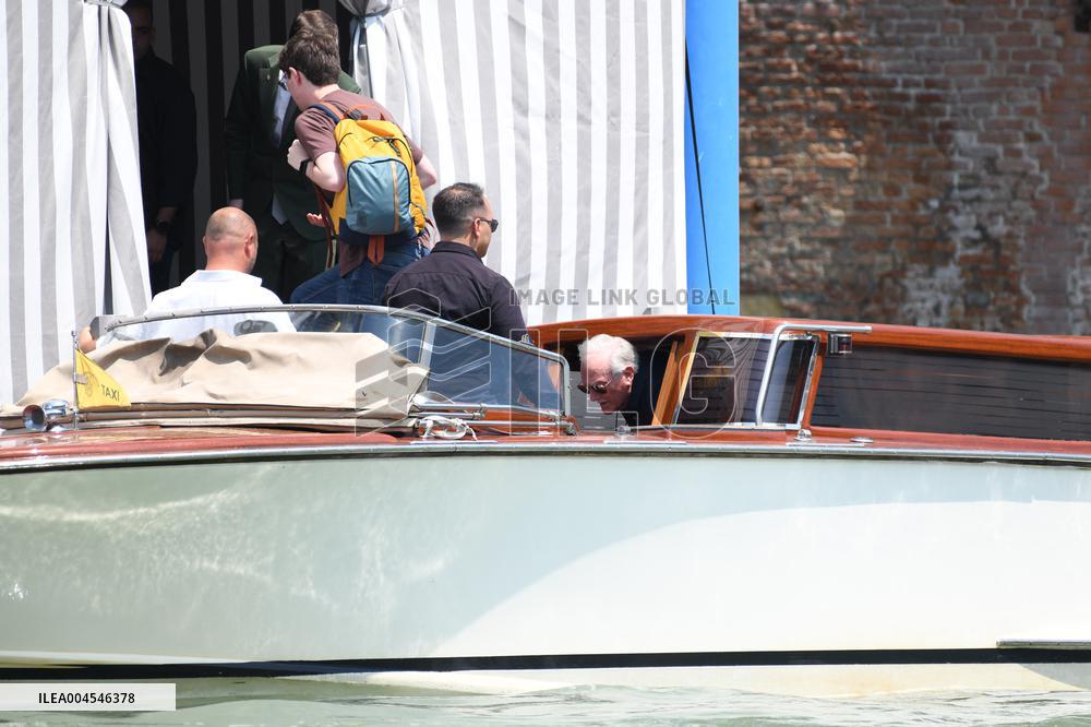 Ted Jorgensen Arrives At Aman Venice Hotel In Venice