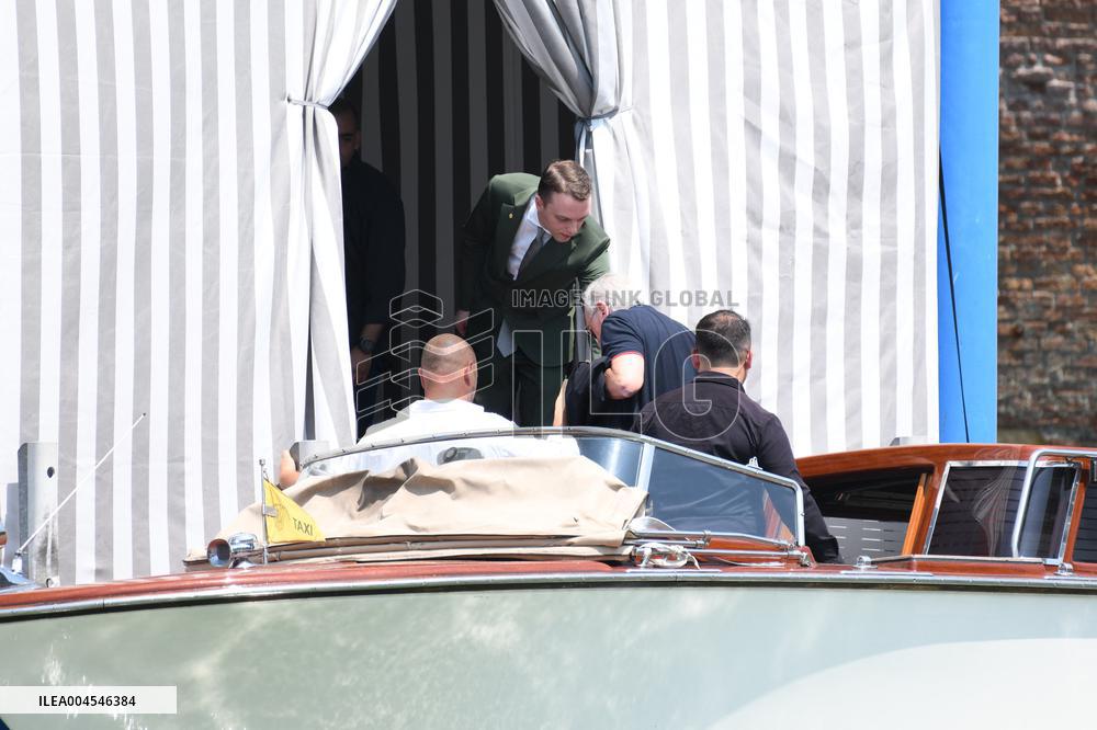 Ted Jorgensen Arrives At Aman Venice Hotel In Venice