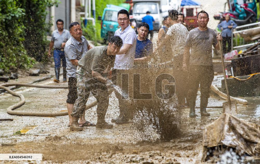 Flooding in South West China