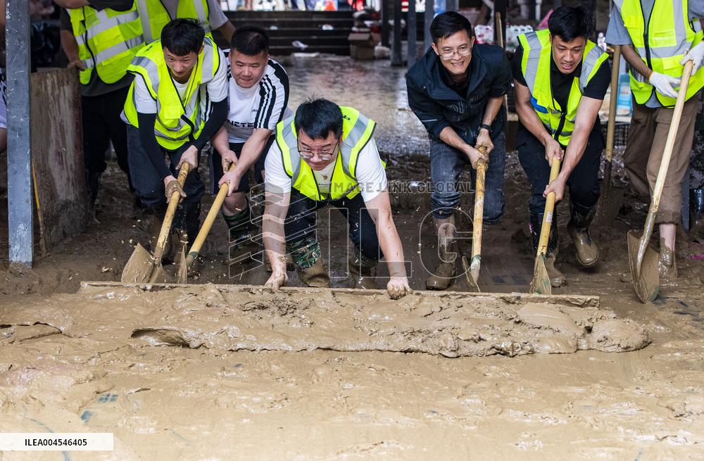 Flooding in South West China