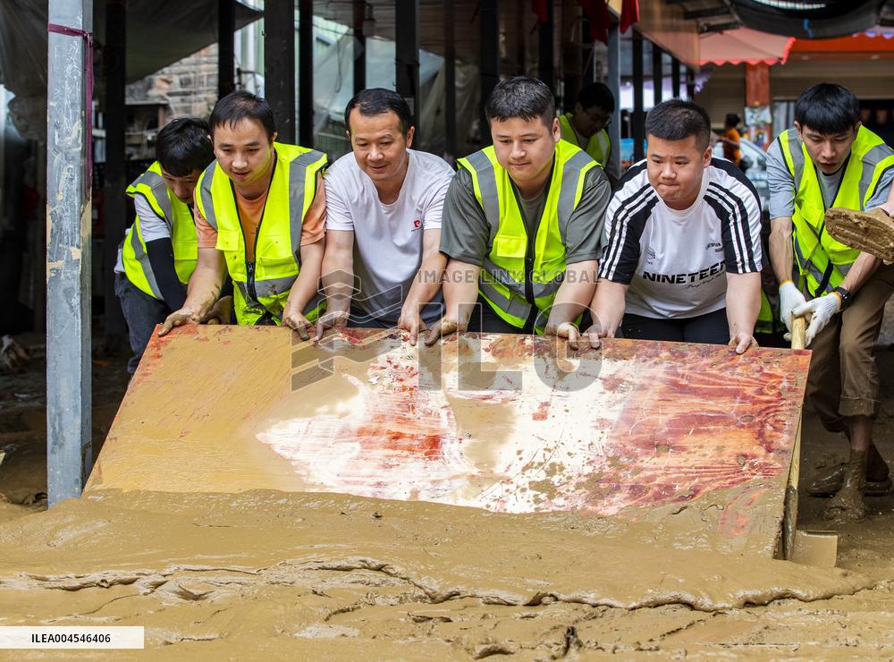 Flooding in South West China
