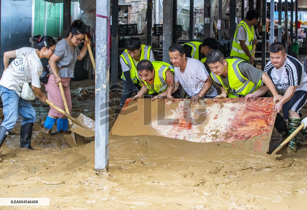 Flooding in South West China