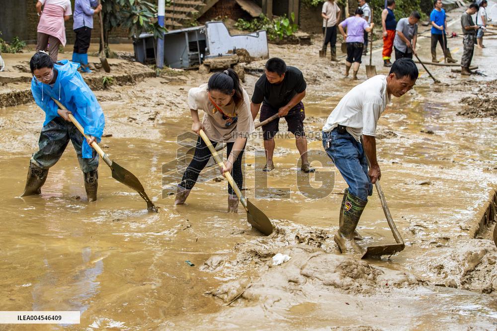 Flooding in South West China