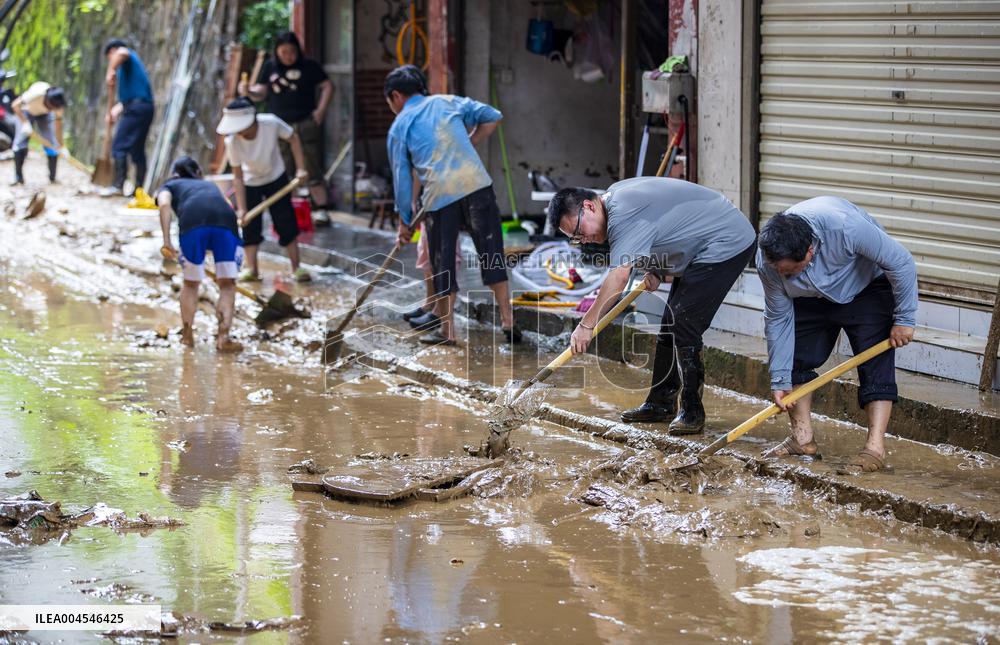 Flooding in South West China