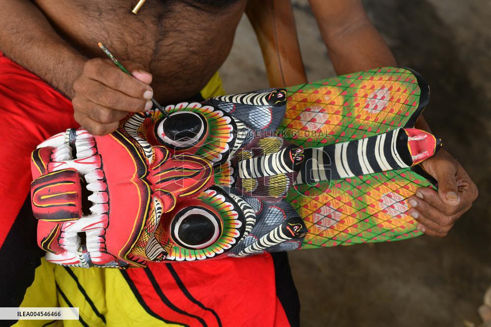 Traditional Sri Lankan Mask Making - Sri Lanka