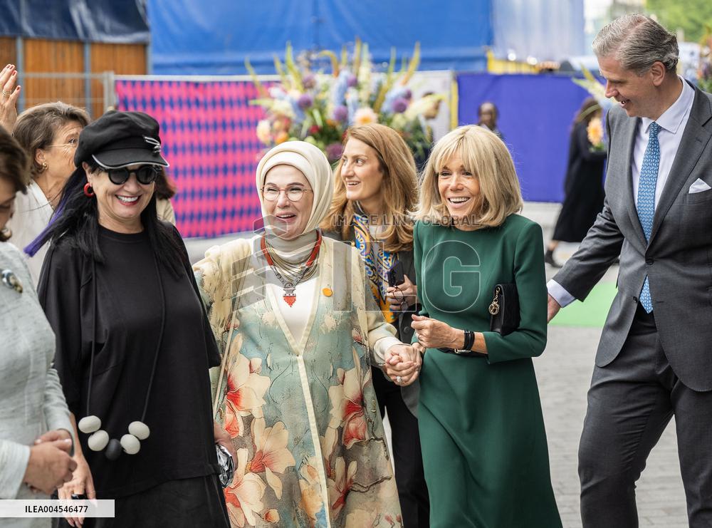 Queen Maxima Meets the Partners of World Leaders - Rotterdam