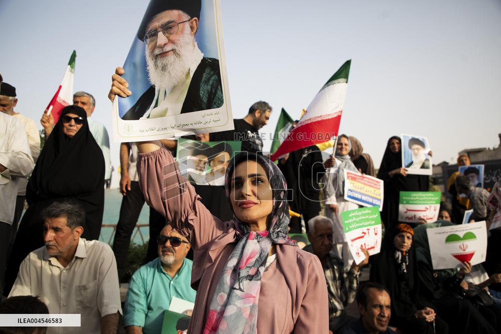 Iranians Celebrate Ceasefire - Tehran