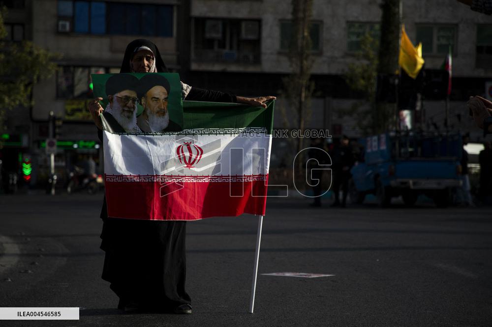 Iranians Celebrate Ceasefire - Tehran