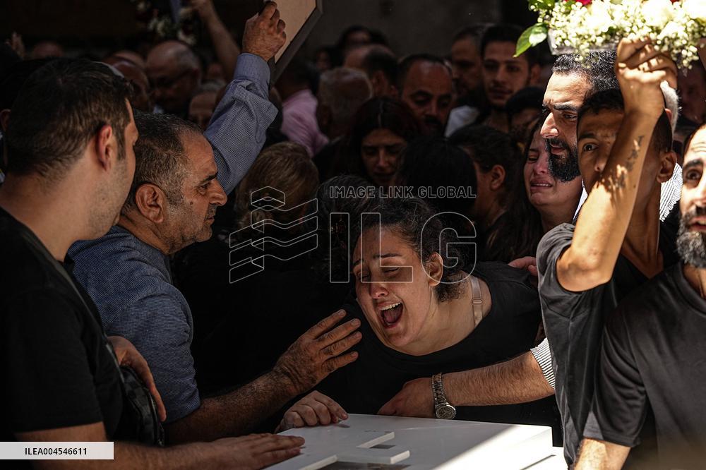 Mar Elias Church Victims Funeral - Damascus