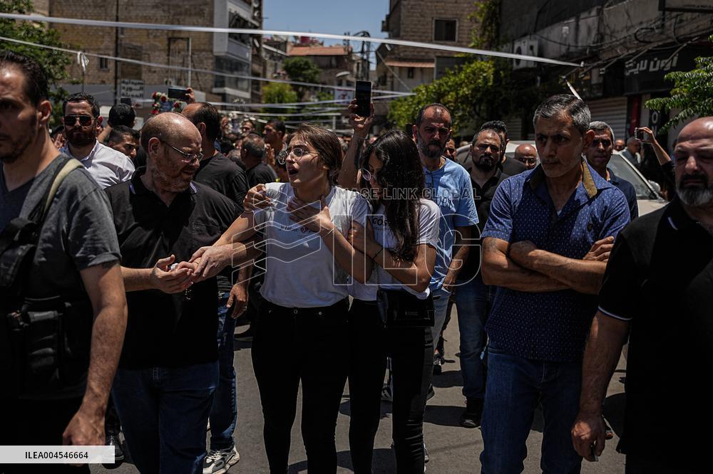 Mar Elias Church Victims Funeral - Damascus
