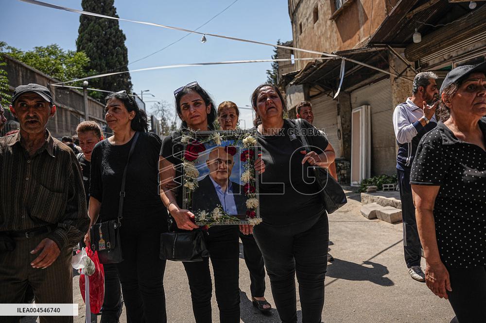Mar Elias Church Victims Funeral - Damascus
