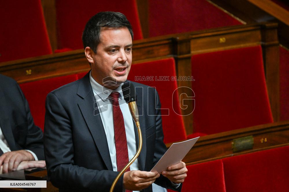 Questions to the government at the National Assembly in Paris FA