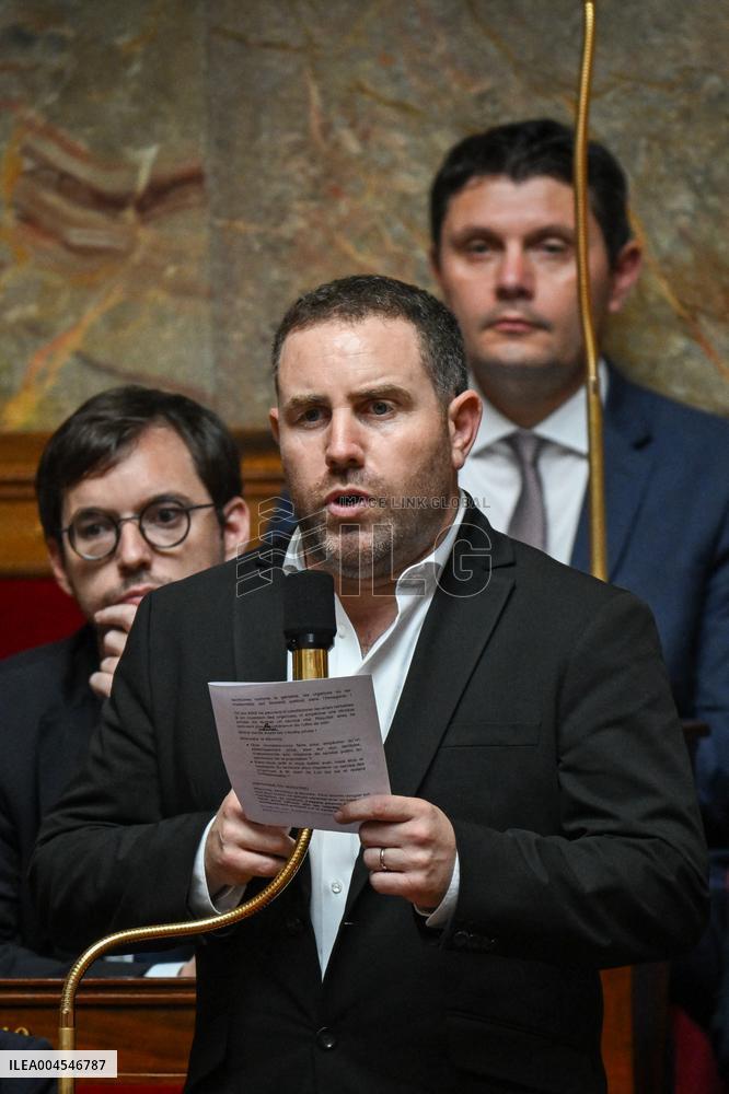 Questions to the government at the National Assembly in Paris FA