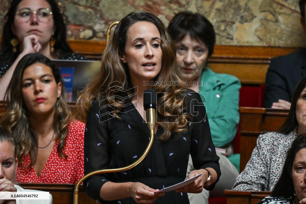 Questions to the government at the National Assembly in Paris FA