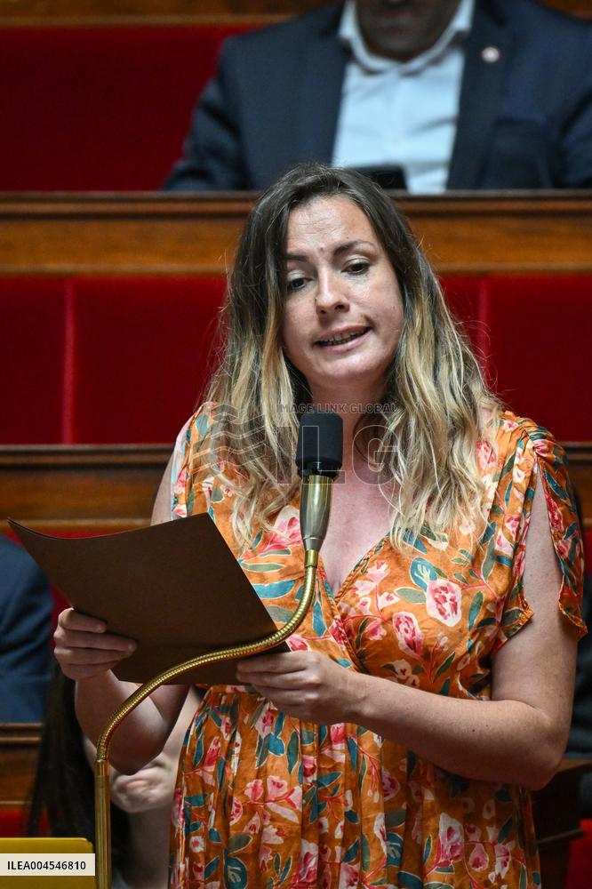 Questions to the government at the National Assembly in Paris FA