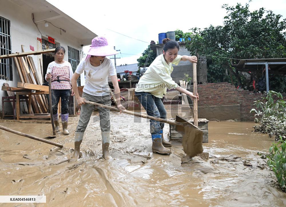 Heavy Rain Leaves Southwest China Under Water