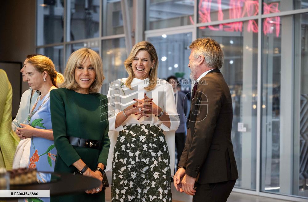 Queen Maxima Meets the Partners of World Leaders - Rotterdam