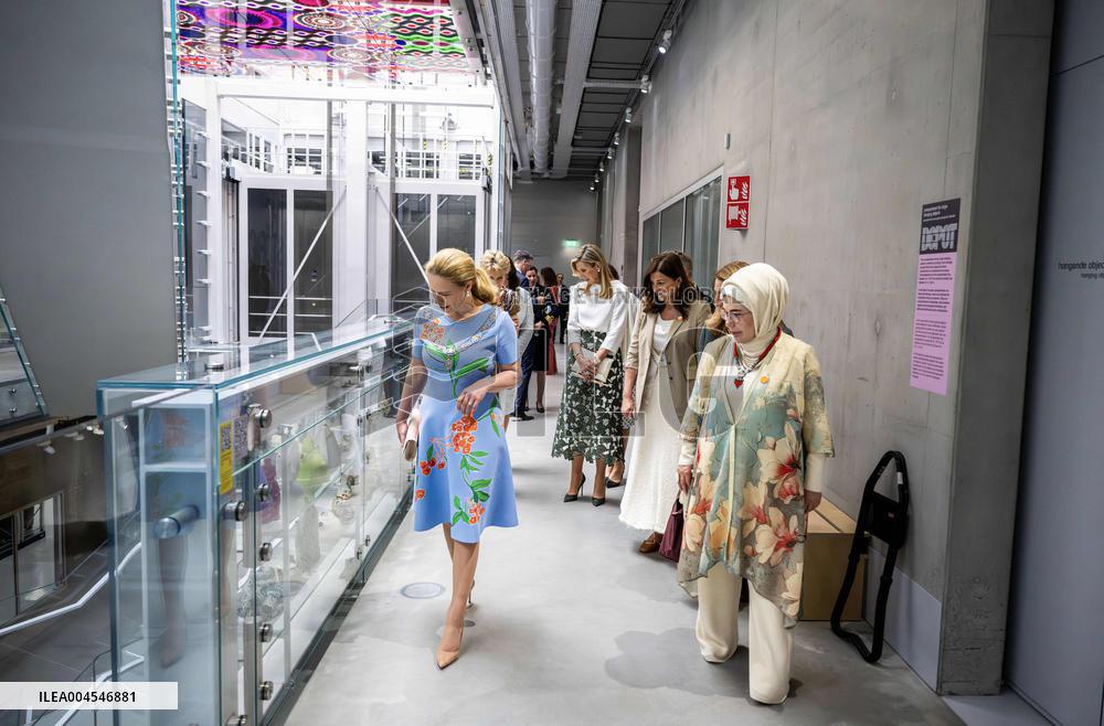 Queen Maxima Meets the Partners of World Leaders - Rotterdam
