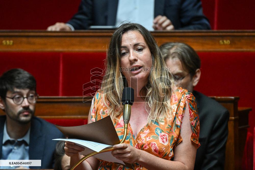 Questions to the government at the National Assembly in Paris FA