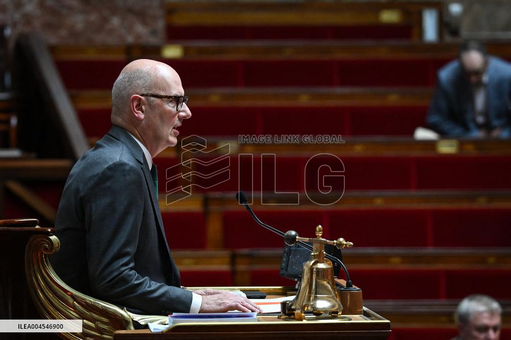 Questions to the government at the National Assembly in Paris FA