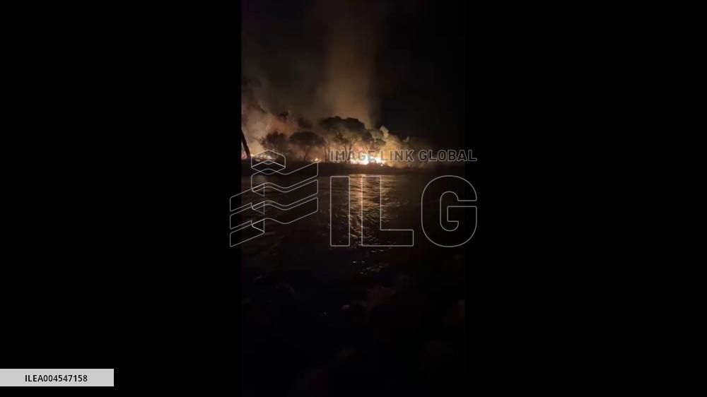 US: Wildfire Erupts in Kernville, California