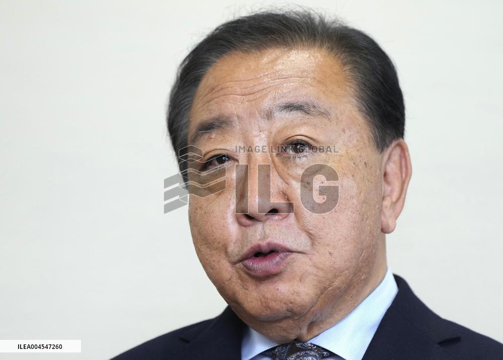 Japan main opposition party head Noda