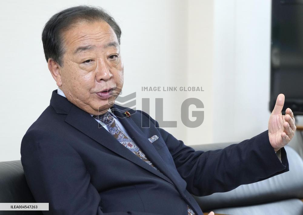 Japan main opposition party head Noda