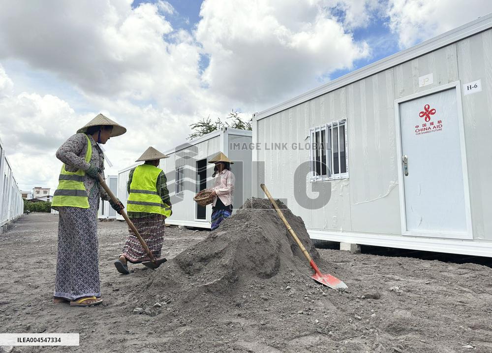 Aftermath of March earthquake in Myanmar