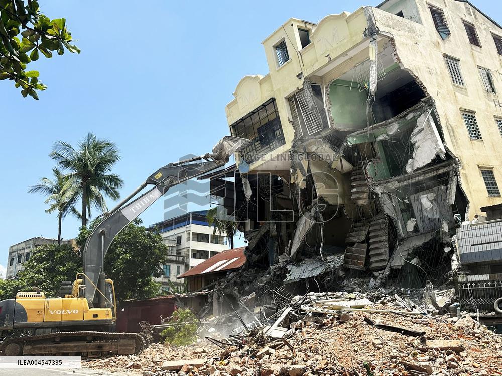 Aftermath of March earthquake in Myanmar