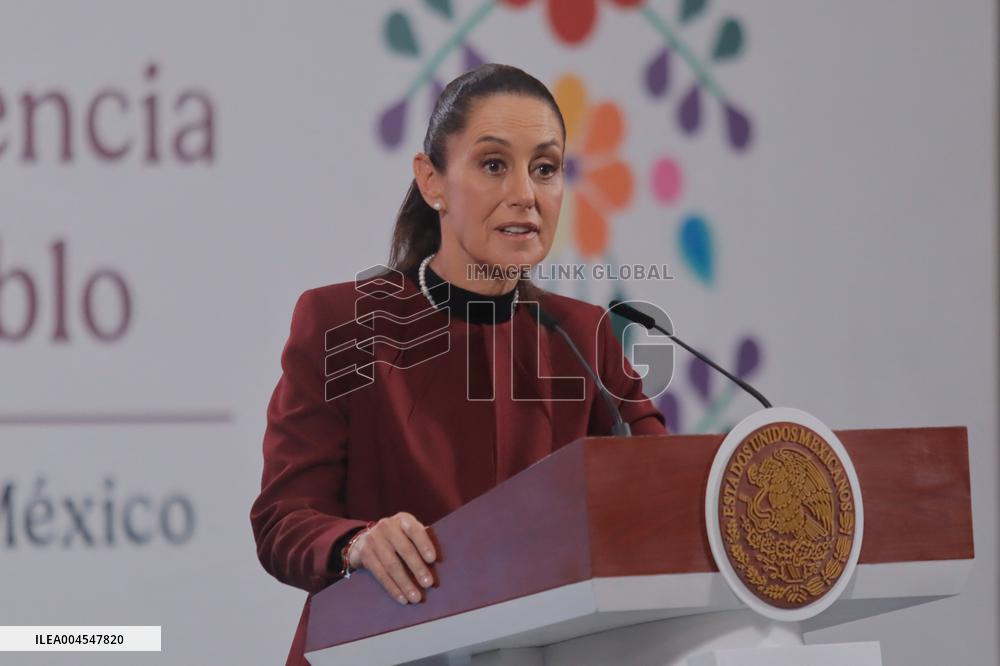 President Claudia Sheinbaum News Conference - Mexico